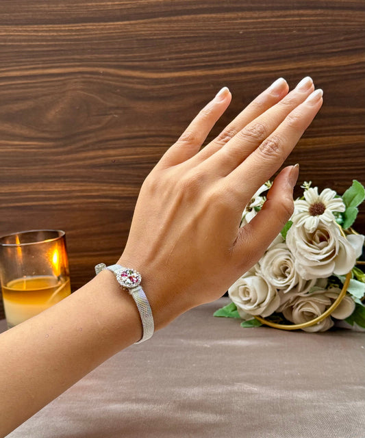 Silver Bolo Bracelet 7.0