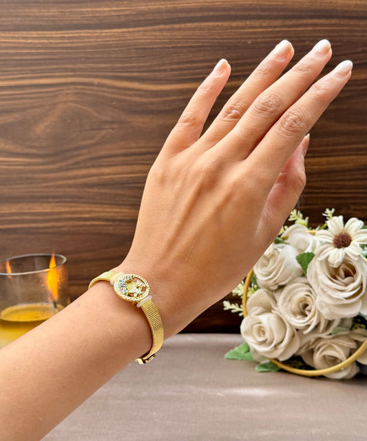 Gold Bolo Bracelet 8.0