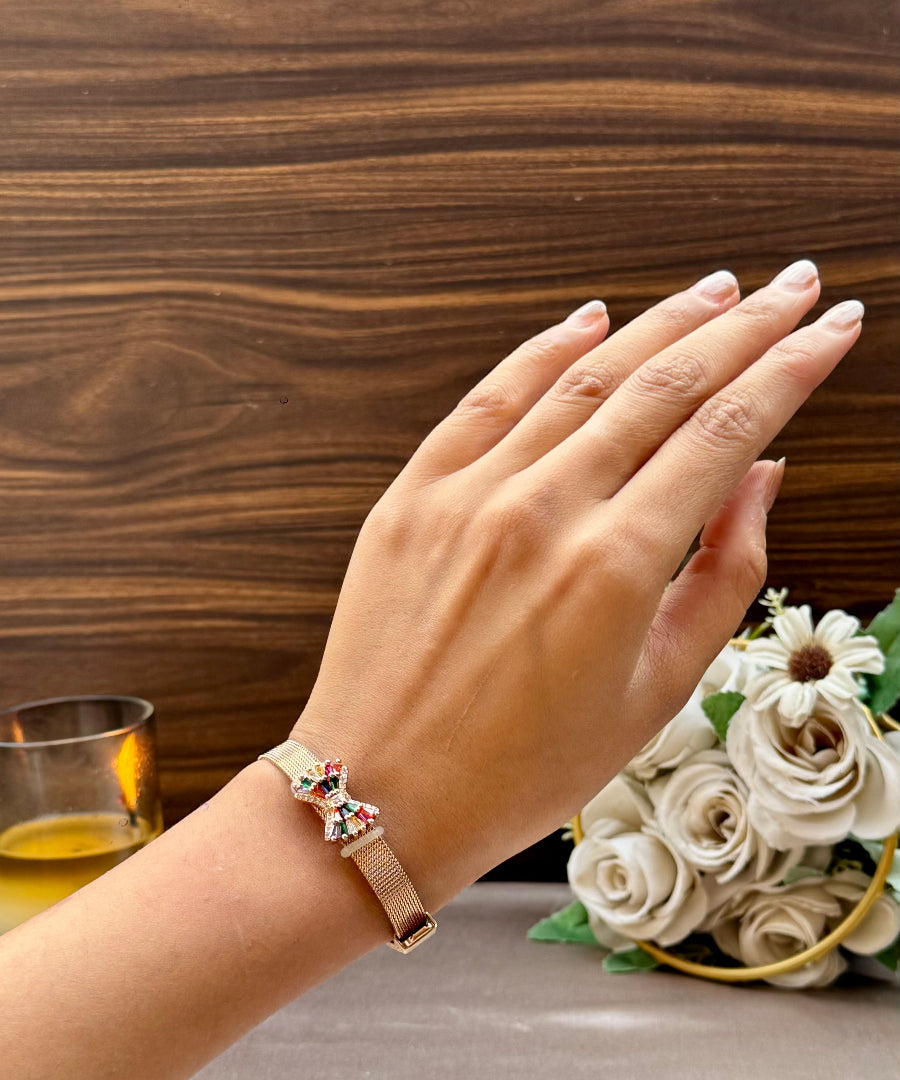 Rose Gold Bolo Bracelet 5.0